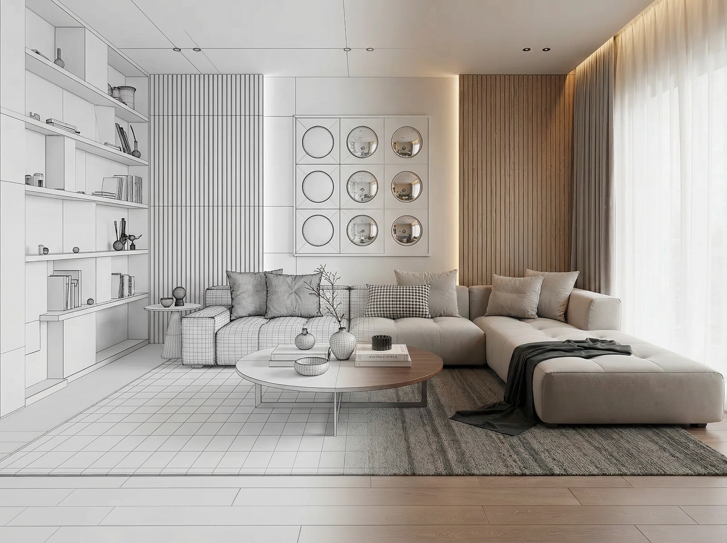 Brutalist Architecture Detail